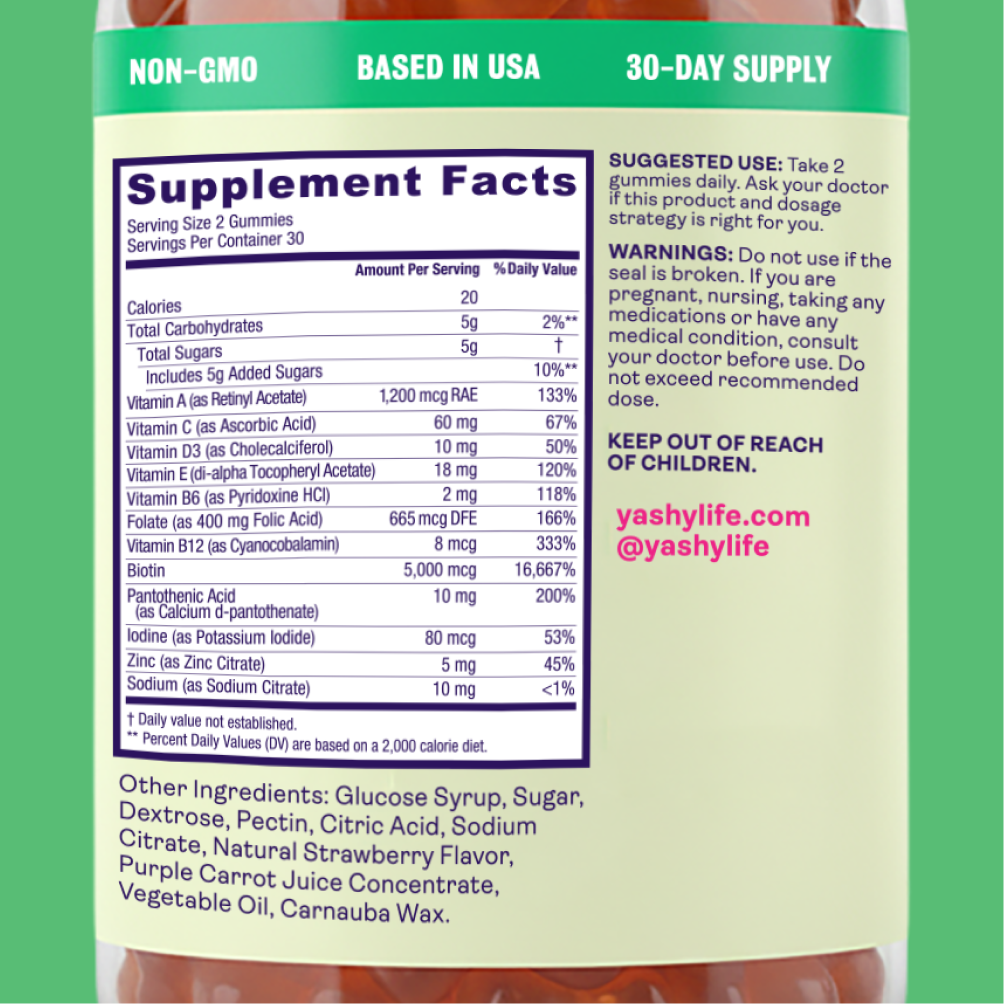 Menopause Hair Support Gummies