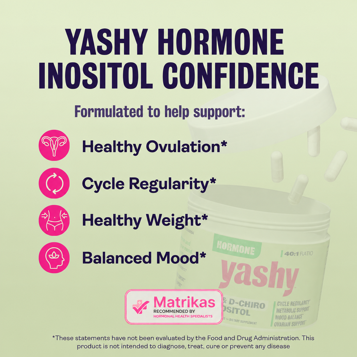 Hormone Myo & D-Chiro Inositol Confidence Capsules