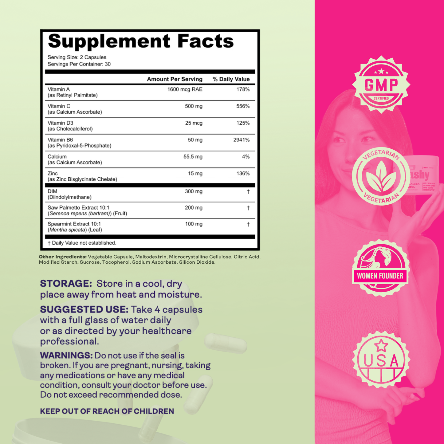 Hormone Skin & Hair Confidence Capsules
