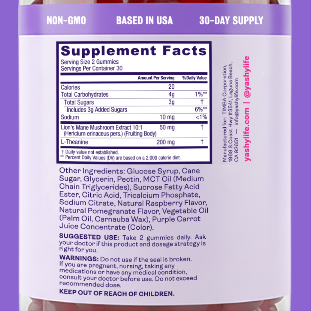 Menopause Memory Support Gummies